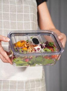 Prepara POJEMNIK KUCHENNY NA ŻYWNOŚĆ PRÓŻNIA SZCZELNY WYDAJNY ŚWIEŻOŚĆ 1,5L PREPARA 9