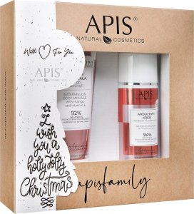 Apis Arbuzowe Orzeźwienie zestaw arbuzowy mus do ciała 200ml + arbuzowy krem do twarzy 100ml 1