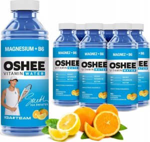 Oshee 6x OSHEE Vitamin Water magnez + B6 cytryna - pomarańcza 1100 ml 1