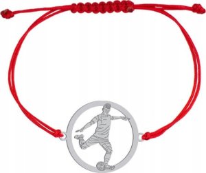 Radziszewska Jewellery Bransoletka Srebrna Piłka Nożna PIŁKARZ 925 Prezent GRAWER DEDYKACJA GRATIS 3