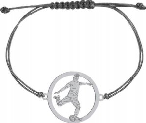 Radziszewska Jewellery Bransoletka Srebrna Piłka Nożna PIŁKARZ 925 Prezent GRAWER DEDYKACJA GRATIS 6