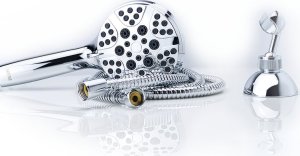 Sotbe LARK HOL 1 metalowy uchwyt słuchawki prysznicowej z przegubem kulowym 2