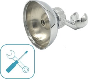 Sotbe LARK HOL 1 metalowy uchwyt słuchawki prysznicowej z przegubem kulowym 5