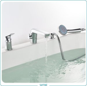 Bateria wannowa Sotbe SOTBE TOGA bateria stojąca nawannowa 3-otworowa na brzeg wanny 2