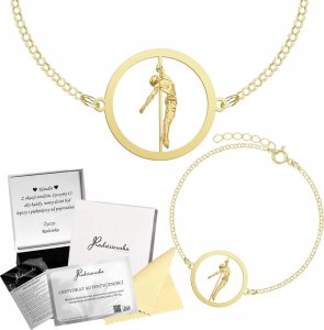Radziszewska Jewellery Bransoletka Złota Pole Dance Męski Srebro 925 Grawer Gratis Prezent 1