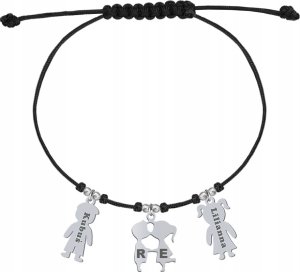 Radziszewska Jewellery Bransoletka Srebrna z Imionami Dzieci Prezent 925 GRAWER ŻYCZENIA GRATIS 1