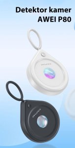 Awei Detektor kamer otworkowych P80 czarny/black 4