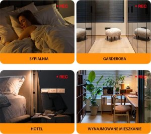 Awei Detektor kamer otworkowych P80 czarny/black 5