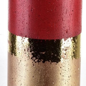 Dekoracja świąteczna Affek Design ŚWIECA LAMPION WALEC OMBRE RED 120 3