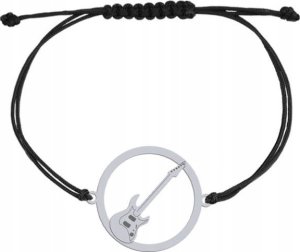 Radziszewska Jewellery Bransoletka Srebrna z Gitarą Elektryczną Gitara 925 Prezent GRAWER GRATIS 1