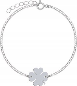 Radziszewska Jewellery Bransoletka Srebrna z Koniczyną Koniczynka na szczęście Dzień Kobiet 1