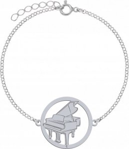 Radziszewska Jewellery Srebrna bransoletka FORTEPIAN GRAWER DEDYKACJA GRA 1