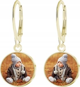Radziszewska Jewellery Złote Kolczyki ze Zdjęciem Personalizacja Prezent Biżuteria GRAWER GRATIS 1