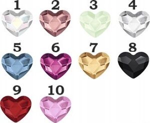 Radziszewska Jewellery Złoty Naszyjnik z Literką D Litera Łańcuszek Serce 925 DEDYKACJA GRATIS 10