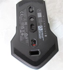 Mysz Dell SALE OUT. Dell Mouse Alienware 610M Wired / Wireless Gaming Mouse - AW610M (Lunar Light), UNPACKED, USED, SCRATCHED ON BACK | Dell | Alienware | AW610M | Wireless wired optical | Gaming Mouse | Lunar Light | UNPACKED, USED, SCRATCHED ON BACK | 2 3