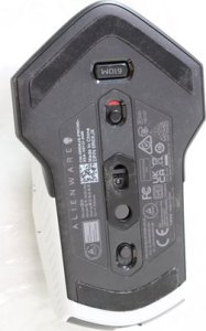 Mysz Dell SALE OUT. Dell Mouse Alienware 610M Wired / Wireless Gaming Mouse - AW610M (Lunar Light), UNPACKED, USED, SCRATCHED ON BACK | Dell | Alienware | AW610M | Wireless wired optical | Gaming Mouse | Lunar Light | UNPACKED, USED, SCRATCHED ON BACK | 2 5