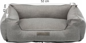 Trixie TRIXIE Talis, Nest pet bed, Indoor, Dog, Grey, Rectangular, Monochromatic 6