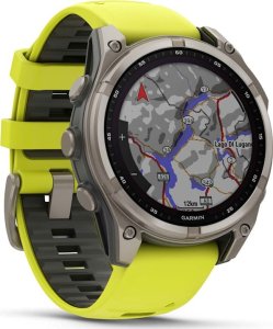 Zegarek sportowy Garmin Fenix 8 Solar Sapphire Żółty  (010-02906-21) 3