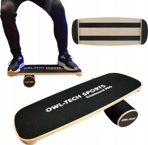 OWL-TECH OUTLET DESKA DO BALANSOWANIA ĆWICZENIA RÓWNOWAGI TRICKBOARD + WAŁEK 1