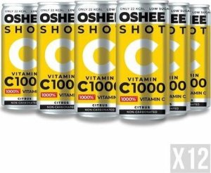Oshee 12x OSHEE PRO Shot witamina C1000 cytrusy 200ml 1