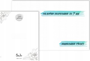 TadaPlanner Bullet journal szyty 214 stron TaDaPlanner notatnik A5 w kropki pamiętnik 3