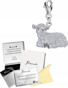 Radziszewska Jewellery Charms Srebrny Baranek Wielkanocny 925 Prezent Kobieta DEDYKACJA GRATIS 1