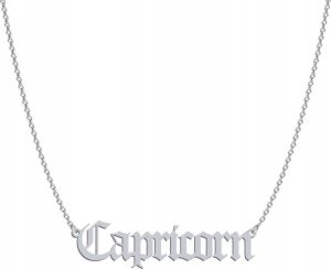 Radziszewska Jewellery Naszyjnik Srebrny Znak Zodiaku Koziorożec Capricorn 925 Prezent ŻYCZENIA 1