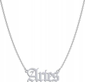Radziszewska Jewellery Naszyjnik Srebrny Znak Zodiaku Baran Aries 925 Prezent ŻYCZENIA GRATIS 1