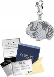 Radziszewska Jewellery Charms Srebrny Świnka Morska 925 Prezent Kobieta DEDYKACJA GRATIS 1