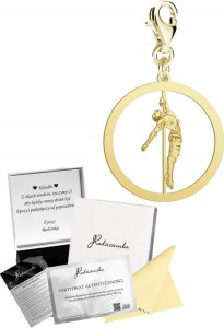 Radziszewska Jewellery Charms Złoty Pole Dance Męski 925 Prezent Zawieszka Biżuteria ŻYCZENIA 1