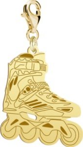 Radziszewska Jewellery Pozłacany Charms Rolki DEDYKACJA GRATIS 1