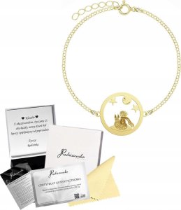 Radziszewska Jewellery Bransoletka Pozłacana Mały Książę i Lis Łańcuszek Biżuteria GRAWER GRATIS 1
