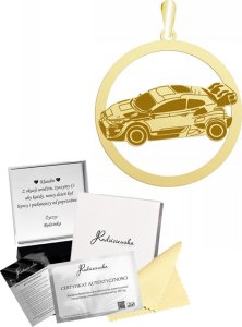 Radziszewska Jewellery Złota Zawieszka Rajdowe Mistrzostwa Świata WRC Srebro 925 Prezent GRAWER 1