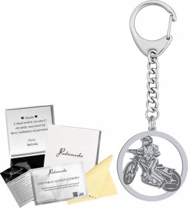 Radziszewska Jewellery Brelok do kluczy Żużel Speedway Prezent Srebro Mężczyzna GRAWER GRATIS 1