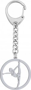 Radziszewska Jewellery Brelok Srebrny Gimnastyka Prezent dla Gimnastyczki GRAWER DEDYKACJA GRATIS 2