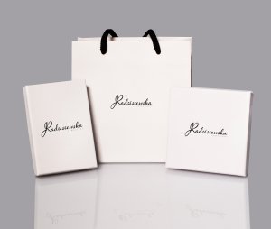 Radziszewska Jewellery Złoty Naszyjnik z Krzyżykiem Krzyż 925 Prezent ŻYCZENIA GRATIS 2