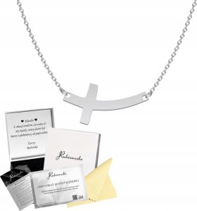 Radziszewska Jewellery Naszyjnik Celebrytka Krzyżyk Krzyż Srebro 925 Prezent Biżuteria ŻYCZENIA 1