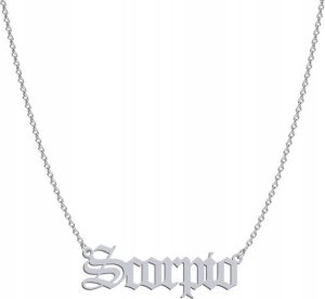 Radziszewska Jewellery Naszyjnik SKORPION SCORPIO srebro rodowane TABLICZ 1