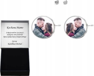 Radziszewska Jewellery Kolczyki ze Zdjęciem Personalizacja srebro 1