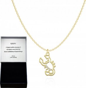 Radziszewska Jewellery Naszyjnik Złoty ze Skorpionem 925 Skorpion Łańcuszek DEDYKACJA GRATIS 1