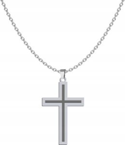 Radziszewska Jewellery NASZYJNIK SREBRNY Z KRZYŻYKIEM ŁAŃCUSZEK PREZENT KOMUNIA BIERZMOWANIE 2