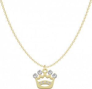 Radziszewska Jewellery Złoty Naszyjnik Korona 925 Prezent Dziecko Biżuteria DEDYKACJA GRATIS 1