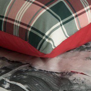 Detexpol  KOMPLET POŚCIELI ŚWIATECZNEJ VINTI 220 X 200 CM CZERWONY 6