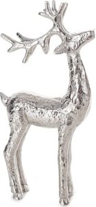 Home Styling Collection FIGURKA ŚWIATECZNA M166B 14 X 5 X 31 CM SREBRNY 1
