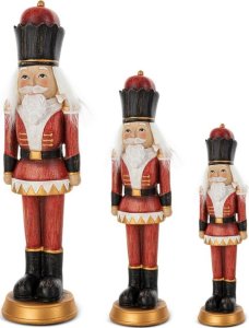 Pigmejka FIGURKA ŚWIATECZNA 50A 5 X 5 X 18 CM CZERWONY 2