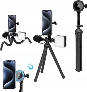 JJC Giętki Elastyczny Statyw Uchwyt Magnetyczny Magnes Magsafe Na Telefon I System Gopro / Tp-ft2 1
