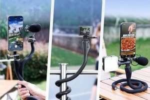 JJC Giętki Elastyczny Statyw Monopod Ramię Uchwyt Magnes Magsafe Na Telefon I System Gopro / Tp-ft3 5