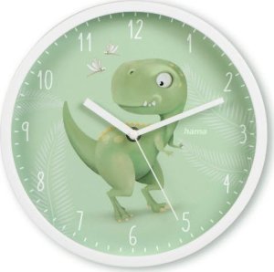 Hama ZEGAR ŚCIENNY DZIECIĘCY CEBU DINO 25 cm 1