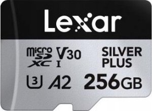 Karta Lexar Silver Plus MicroSDXC 256 GB Class 10 UHS-I/U3 A2 V30 (LMSSIPL256G-BNANU) 1