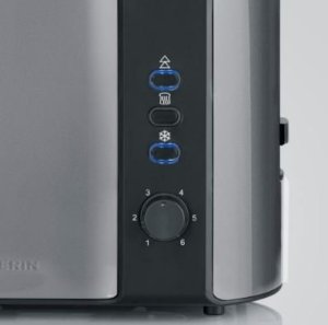 Toster Severin Severin AT 9573 toster 2 kaw. 800 W Antracyt, Czarny 4